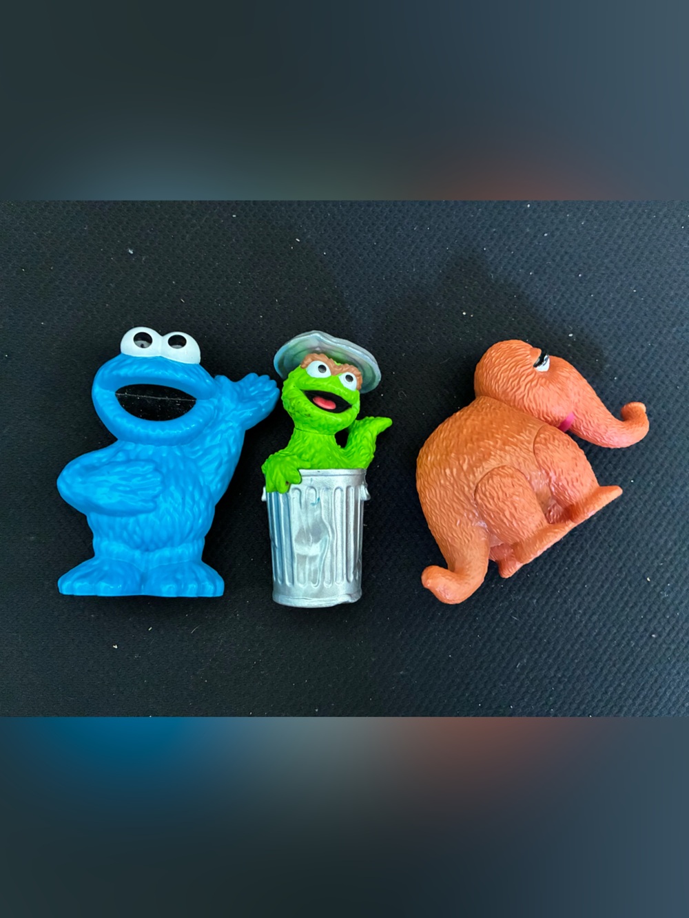 Sesame Steet Figures Bundle Snuffleupagus Oscar the Grouch Cookie Monster